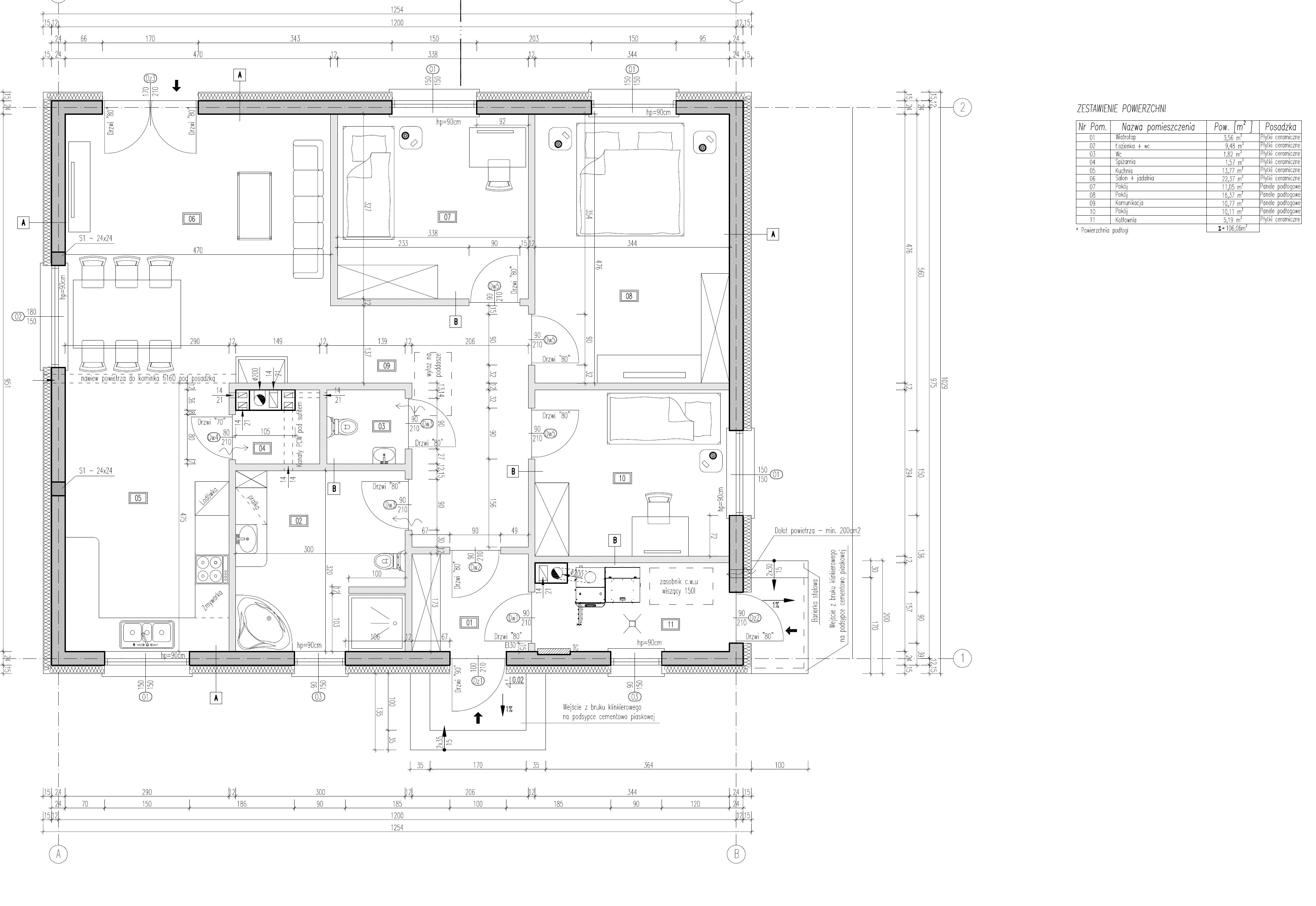 Rozplanowanie Pomieszczen Budowa Domu Za 150 Tys